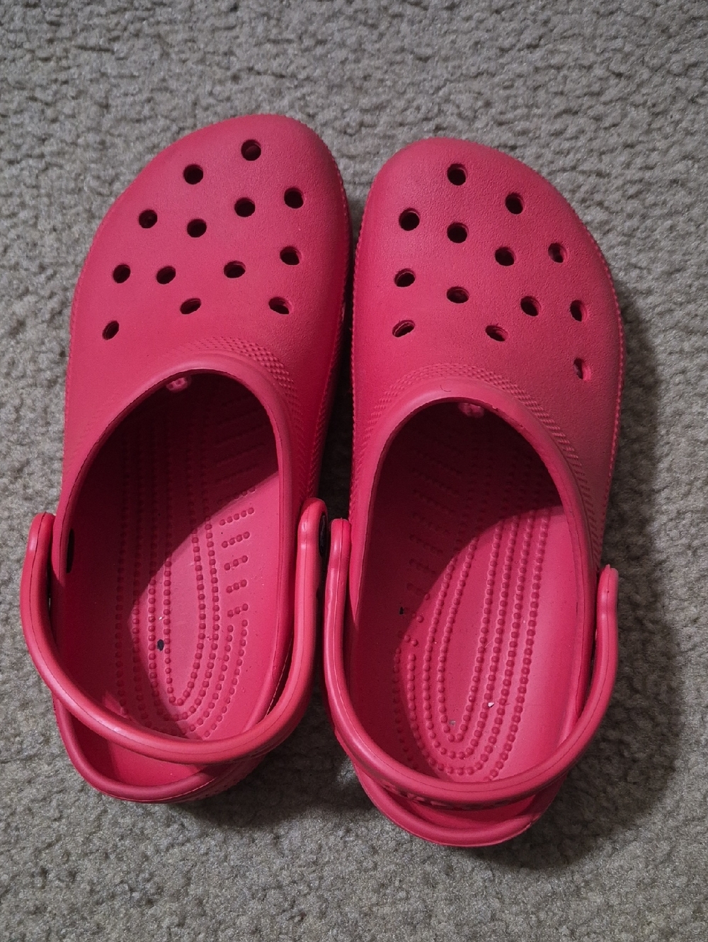 Red Crocs